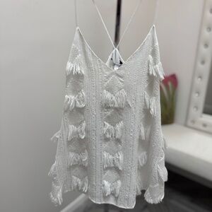 Derek Lam 10 Crosby White Tank Top Size 4